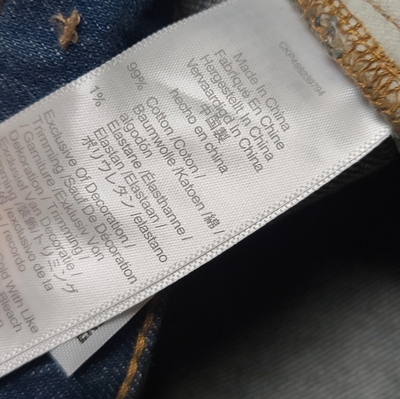 Madewell Blue Straight Leg Jeans - Picture 6 of 12